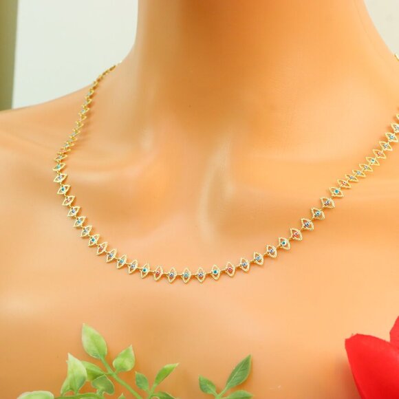 "New Beautiful Design Necklace Chain for Women/Girls, Gift, N659 - Picture 4 of 14